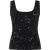 Tank Top Rhomb Flower Strass