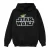 Star Wars Meisjes The Mandalorian The Child Logo Hoodie (Zwart)