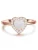 Glanzstücke München Ring  rose-goud / transparant / wit