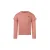 Koko Noko rechtvallende longsleeve met ruches – roze