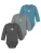normani Rompertje/body ‘Tuai’  blauw / grijs / antraciet / wit