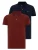 Moxx Paris Shirt  navy / gemengde kleuren / wijnrood