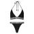 Off White Dames/Dames Logo Bikini (Zwart)