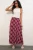 Bloemen Hoge Taille Maxi Rok