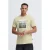 Blend regular T-shirt lichtgeel