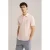WE Fashion slim polo zalm
