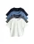 The Set Shirt  navy / duifblauw / wit