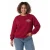 Colourful Rebel Curve Plus Size sweater met tekst – rood