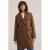 WE Fashion winterjas met wol – camel