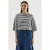 CKS gestreepte top blauw