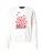 Karl Lagerfeld Sweatshirt  rood / zwart / wit