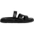 Steve Madden Kinderen/Kids Missile-E leren platte slippers (Zwart)