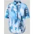 Marc Cain regular fit overhemdblouse met all-over motiefprint