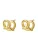 Hey Happiness Oorbellen ‘Pretzel Delight’  goud
