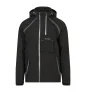 Belstaff effen dubbel zwart waterdicht trainingsjack