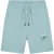 Malelions Men Split Shorts | Light Blue/Off-White