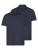 Ragman Shirt ‘Basic’  donkerblauw