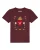 watabout.kids Shirt ‘Love and flex’  camel / rood / bordeaux / wit