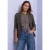 Eenvoudige blazer in effen kleur