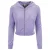 Dames hoodies grote maten Urban Classics velvet zip