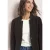 Blazer van jersey met structuur