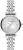 Emporio Armani Gianni T-bar Dames Horloge Zilverkleurig AR11445