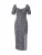 Happiness İstanbul Zomerjurk  navy / geel / wit