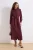 Trendyol Modest Dames Paars Effen Maxi Lang Casual Skater Modest Jurken