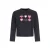 B.Nosy aansluitende longsleeve met print – zwart