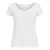 Klassiek wit katoenen T-shirt met ronde hals
