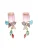 AVANT-GARDE PARIS Oorbellen ‘Sofiata’  pink