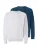 JACK & JONES Sweatshirt ‘JCOPOINT’  blauw / wit gemêleerd