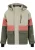 ZigZag Sportjas ‘Taylora’  beige / groen / olijfgroen