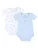 Chicco Rompertje/body  lichtblauw / wit