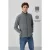 Heren Plush Rits-Voorkant Sweatshirt