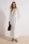 Trendyol Modest Dames Ecru Effen Maxi Lang Casual Recht Modest Jurken