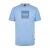 Boss Heren Gestikt Katoenen Logo T-shirt (Blauw)