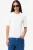 Lacoste T-Shirt ronde hals wit, Effen