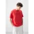 Overmaatse Katoenen Crew Neck Gedrukte T-shirt