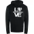 Love Moschino Bold Love Logo Zwarte Hoodie
