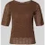 Christian Berg Woman Selection Gebreid shirt van viscosemix met ronde hals