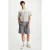 Short met textuur en tailleband met trekkoord