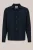 WE Fashion – Heren regular fit overhemd van linnenmix – Regular fit – Donkerblauw – Linnen –