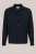 WE Fashion – Heren regular fit overhemd van linnenmix – Regular fit – Donkerblauw – Linnen –