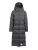khujo Wintermantel ‘Larea3’  donkergrijs / zwart / wit