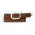 Petrol industries Plus Size leren riem cognac