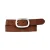 Petrol industries Plus Size leren riem cognac