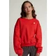 LOOXS 10sixteen rechtvallende sweater met backprint – rood