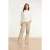 Smashed Lemon Rechte pantalon van faux leather |
