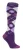 Heat Holders Lite – Lange thermo sokken voor dames – Purple Argyle